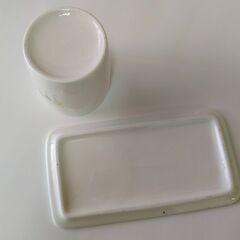 カップ＆プレート　瀬戸物【新品】￥390の画像