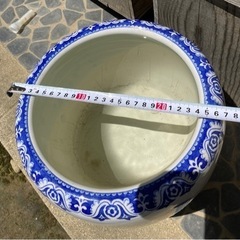 メダカ 飼育に　火鉢　レトロの画像