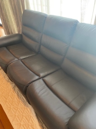 【人気の商品】電動リクライニング　北九州　ソファー　3人掛け