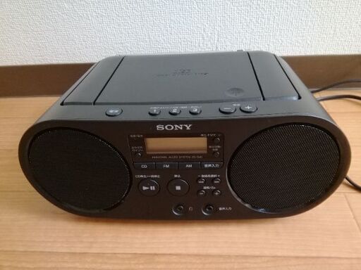 SONY CD FM/AMラジオ ZS-S40 2016年製