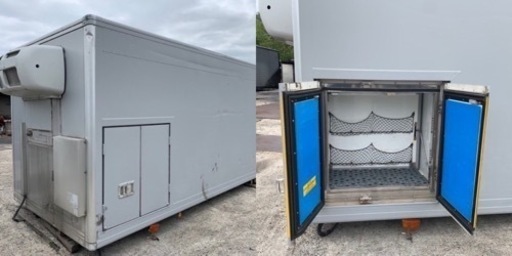 ‼️格安‼️ No.618 アルミバン 3ｔ 車  アルミ 箱 バイク 倉庫 トラック コンテナ 米 保管庫 物置 DIY