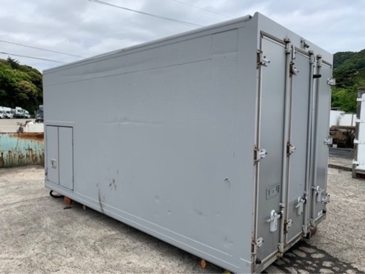 ‼️格安‼️ No.618 アルミバン 3ｔ 車  アルミ 箱 バイク 倉庫 トラック コンテナ 米 保管庫 物置 DIY