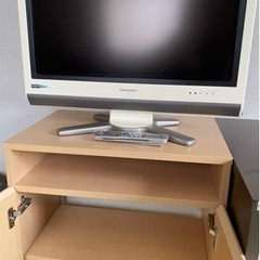 シャープ32型3000円棚付きの画像