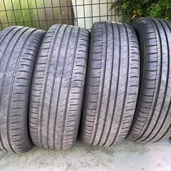 【取引中】ホンダ　フィット　GE系純正ホイール・タイヤ　185/55R16　6J+53　4H　PCD100の画像
