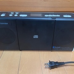 【お譲り先決まりました】ポータブル CDラジオ・Bluetoot...