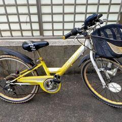 【使用感あり】6段速切替付子供用自転車24インチの画像