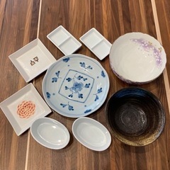 食器 お皿のセット どんぶり スクエア 大皿 など 【used】