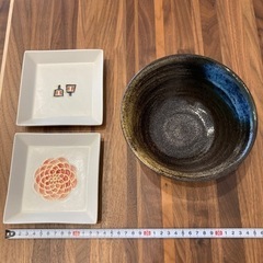 食器 お皿のセット どんぶり スクエア 大皿 など 【used】の画像