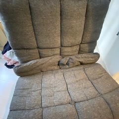 【0円】緊急、無料で2人掛け座椅子ソファーお譲りします。の画像