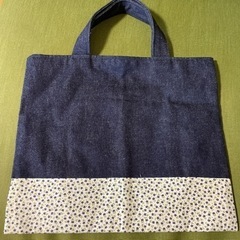 新品未使用★ハンドメイド　レッスンバッグの画像