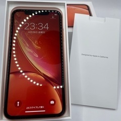 iPhone XR Coral 64 GB SIMフリー #22082