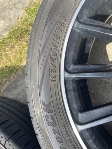 165/55R15  タイヤとアルミホイール　ダイハツ　タント
