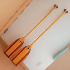 カヌー シングルパドル 2本セット