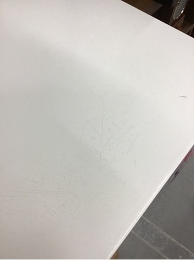 ●販売終了●キッチンカウンター　収納家具　白　中古品