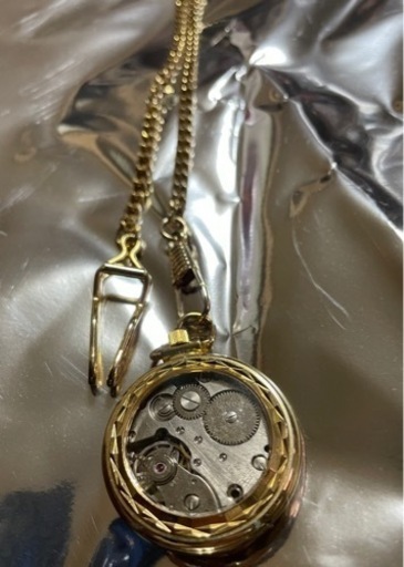 ⭐️【懐中時計 手巻き 動作品⭐️ピコ　PICO　ANTIMAGNETIC⭐️アンティーク⭐️スイスW:48mm⭐️