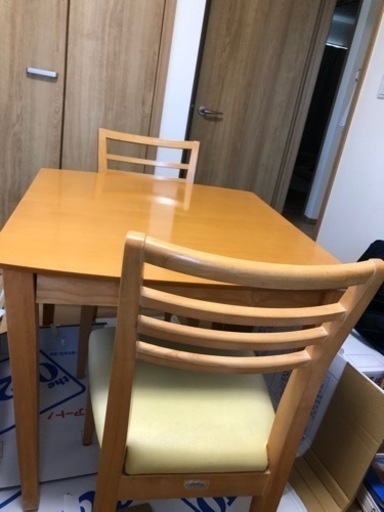 ダイニングセット　2人掛け