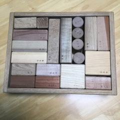  OakVillage(オークヴィレッジ)の木製積木37ピース