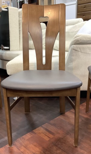 カリモク家具　Karimoku　　CT1305　ダイニングチェア　4脚　ブラウン　　中古