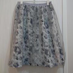 【期間限定】花柄チュールスカート