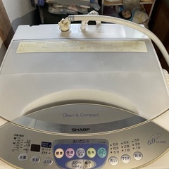 【受付終了】縦型洗濯機　SHARP