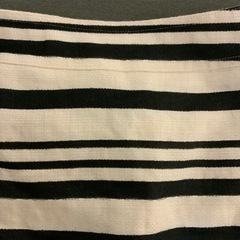 courreges ボーダー膝丈スカート　サイズ40(L) の画像