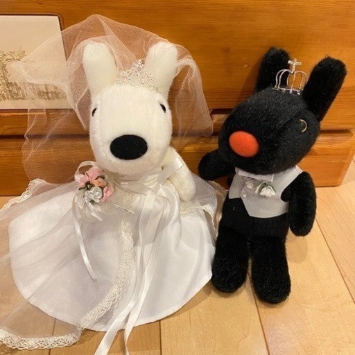 リサとガスパールぬいぐるみ　ウェルカムドール　ウェディング