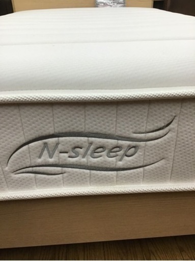 KP-121【ご来店頂ける方限定】ニトリ　N-SLEEPセミダブルベッド　ナチュラルフレーム