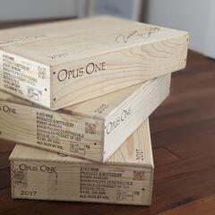 【ワイン木箱】オーパスワン木箱(蓋付き·仕切りなし)