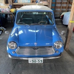 ローバーミニ　希少左ハンMT 1000ccキャブ