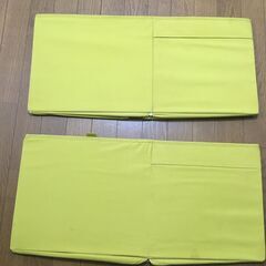 布製収納ボックス✕2個（IKEA、折りたためる）の画像