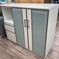 ニトリ キッチンカウンター ポスティア 120cm 食器棚 キッチン収納