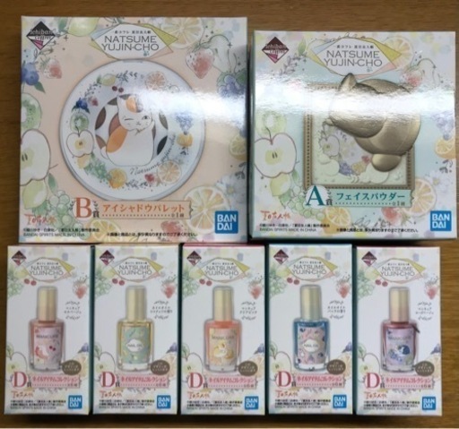 夏目友人帳　一番コフレ(A,B,D賞)