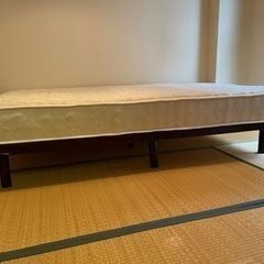 【無料】セミダブルベッドを差し上げます。
