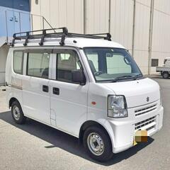 【ルーフキャリア付！】エブリイV PA ハイルーフ 現場車両 軽...