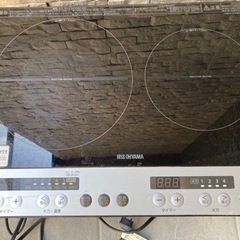 2020年製　アイリスオーヤマ  2口IHコンロ の画像