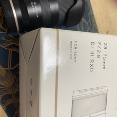 Sony fe タムロン28-75 f2.8レンズ