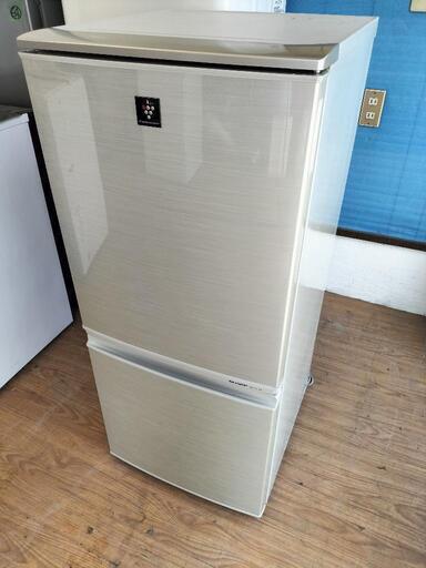 シャープ（SHARP）SJ-PD14X-N　2ドア冷凍冷蔵庫137L つけかえどっちもドア 2013年製