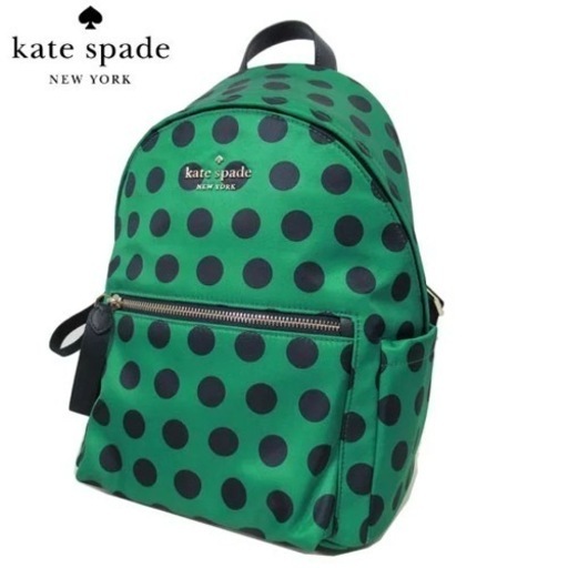 【ネット最安値】ケイトスペード リュック レディース WKR00557 974 ナイロン ドット柄 水玉 チェルシー kate spa