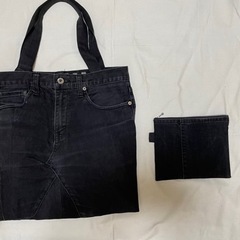 デニムパンツからバック、ポーチ出来ます