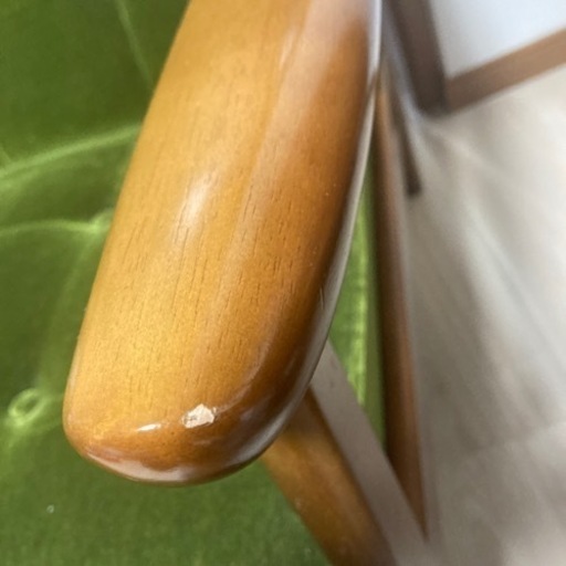 カリモク　Kチェア　モケットグリーン