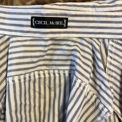 CECIL Mc BEE ストライプシャツ　の画像