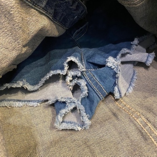 GYDA FRONT SLIT DENIM LONG SK LIKE SPT