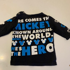 長袖Tシャツ　90サイズ　黒の画像
