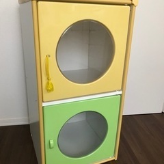 キッズカラーボックス扉付き　