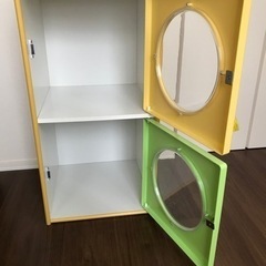 キッズカラーボックス扉付き　の画像