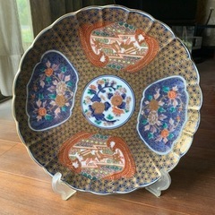 【有田焼 日肥其泉】昭和年製　大皿