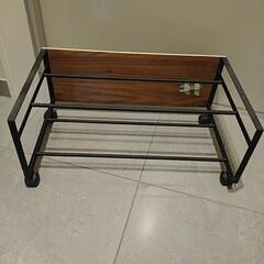 下駄箱下シューズラックの画像