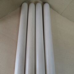 テーブル脚4本　部品　DIY　木製　長さ9㎝×直径3㎝～2㎝×ネ...