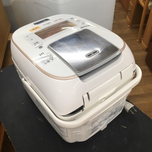 S255パナソニック 5.5合 炊飯器 圧力IH式 Wおどり炊き スノークリスタルホワイト SR-PW106-W⭐動作確認済 ⭐クリー