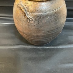 古備前　壺　骨董品　信薬焼アンティーク